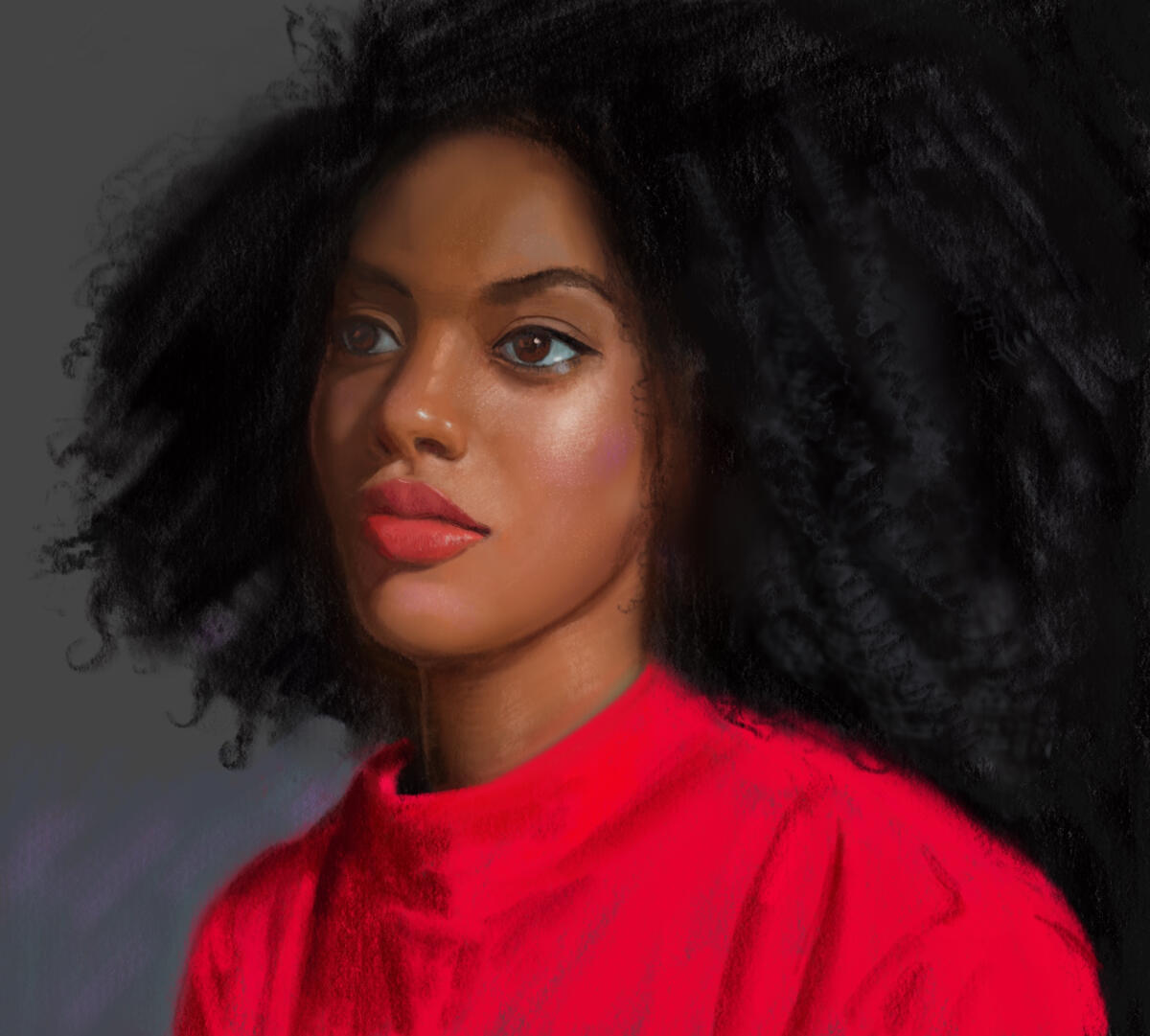 Class Project in Portrait Painting (Procreate)